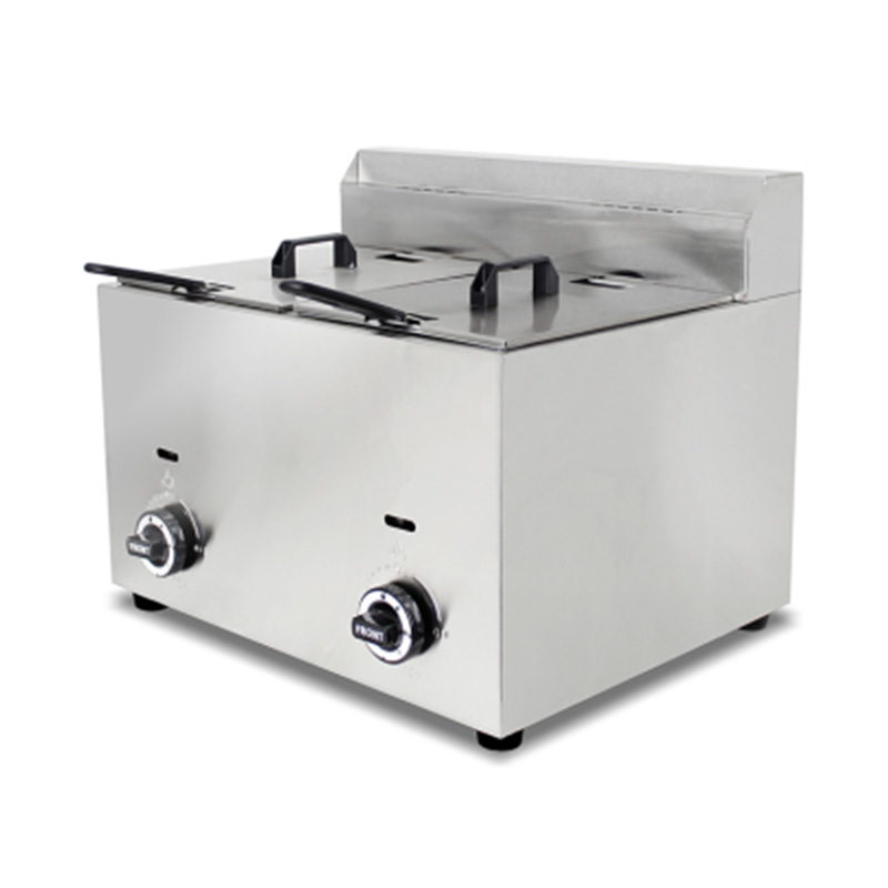 Penggorengan Meja Komersial Gas Alam/LPG Stainless Steel