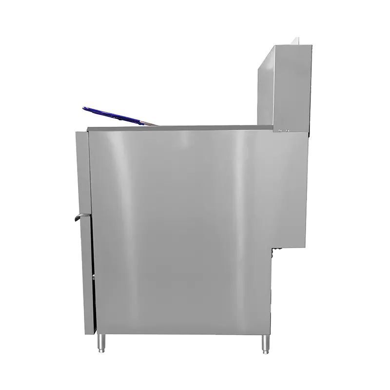 Penggorengan Komersial Gas Alam/LPG Berdiri Stainless Steel