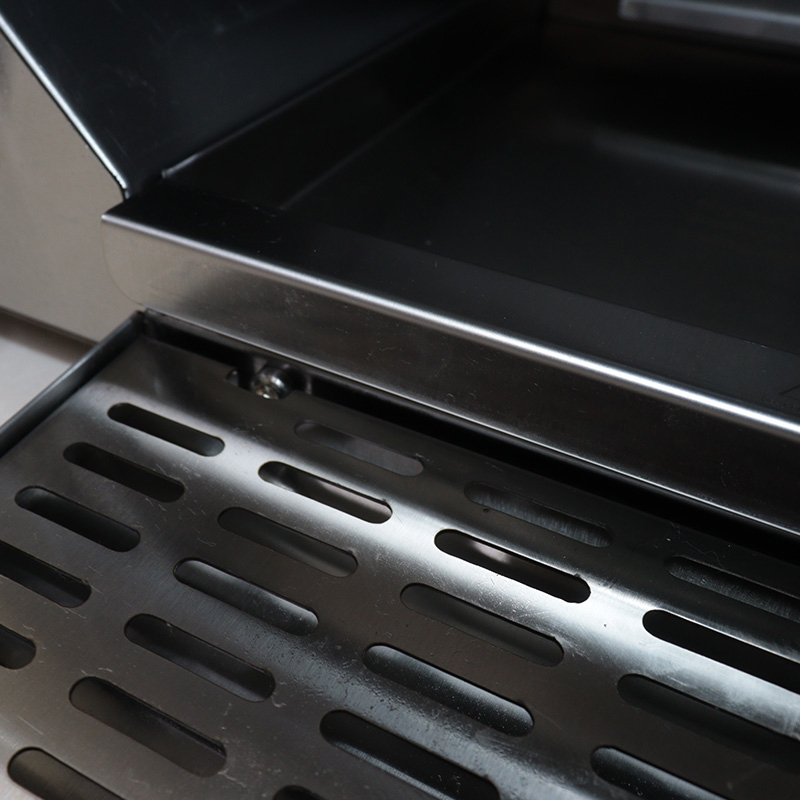 Mesin Dapur Panggangan Kontak Steak Listrik Komersial Stainless Steel
