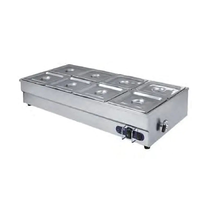 Mesin Bain Marie Listrik Komersial Stainless Steel Dengan Pemanas Immersion