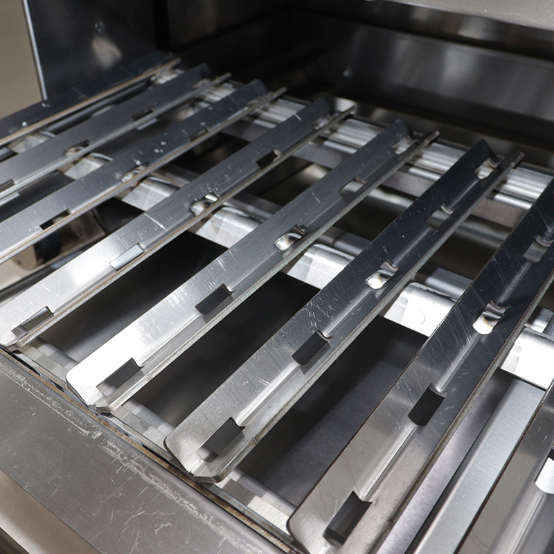 Mesin Dapur Panggangan Kontak Steak Listrik Komersial Stainless Steel