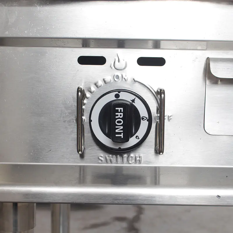 Mesin Dapur Luar Ruangan Dalam Ruangan Gas Alam/LPG Lava Rock Grill