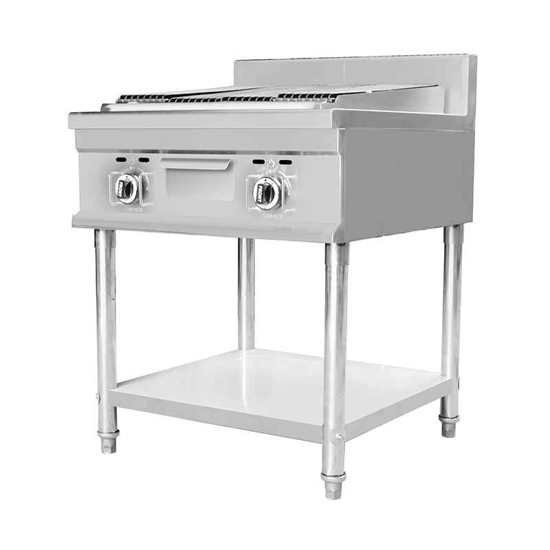 Mesin Dapur Luar Ruangan Dalam Ruangan Gas Alam/LPG Lava Rock Grill