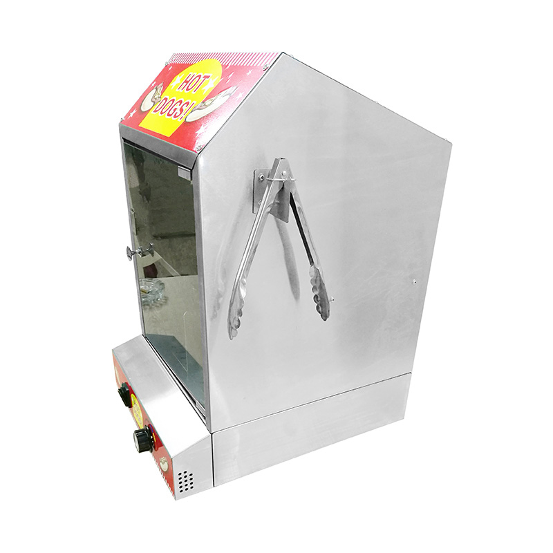 Mesin Penghangat Hot Dog Dapur Komersial Stainless Steel