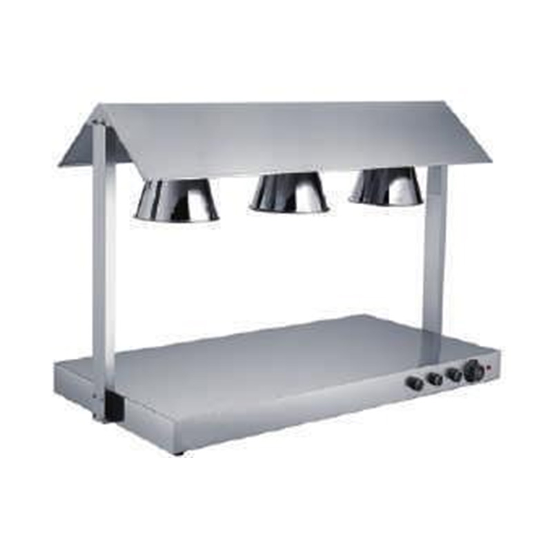 Lampu Pemanas Makanan Stainless Steel Restoran Komersial