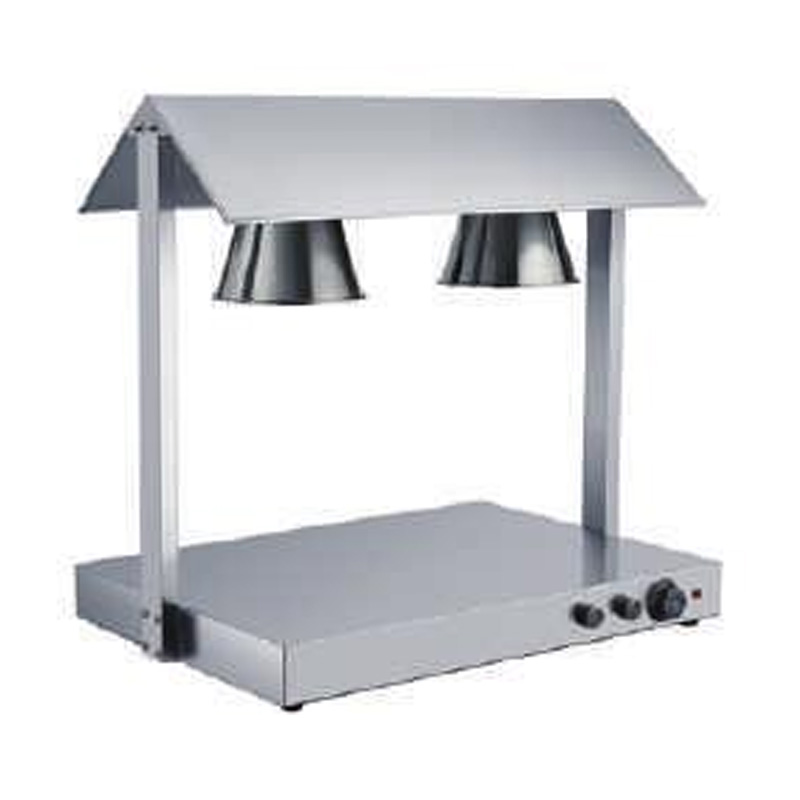 Lampu Pemanas Makanan Stainless Steel Restoran Komersial