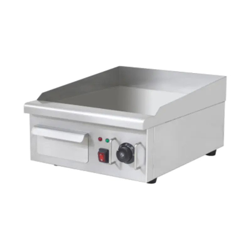 Wajan Listrik Dapur Komersial Stainless Steel Pola Pelat Datar