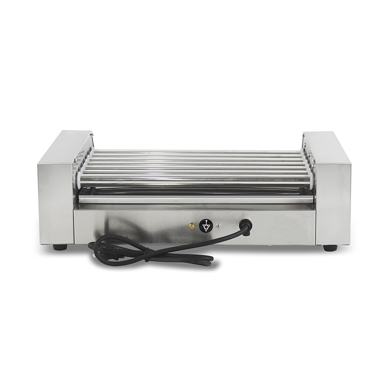 Mesin Pemanggang Rol Hot Dog Listrik Stainless Steel