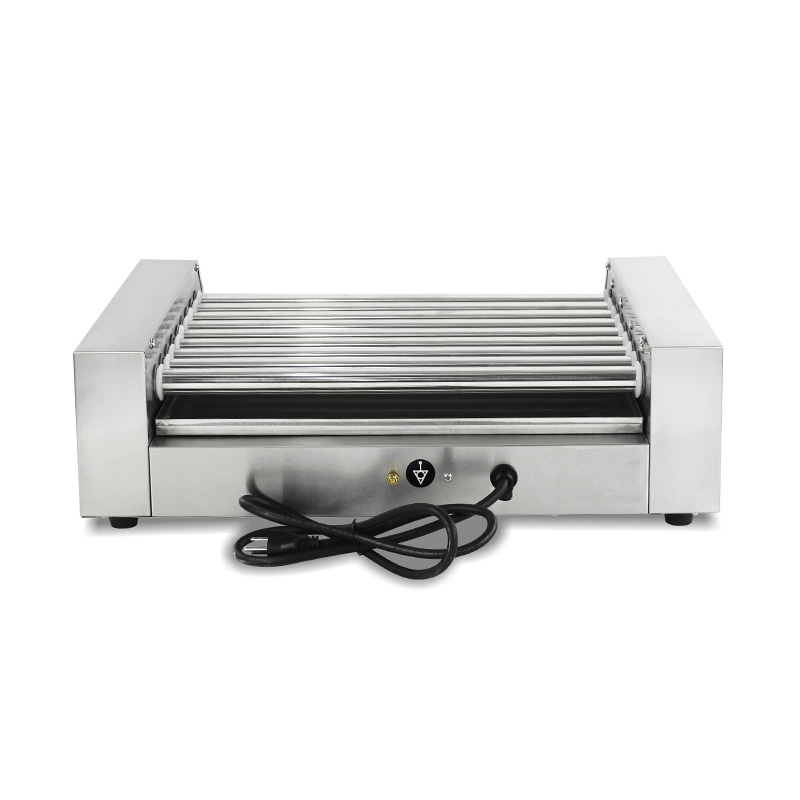 Mesin Pemanggang Rol Hot Dog Listrik Stainless Steel