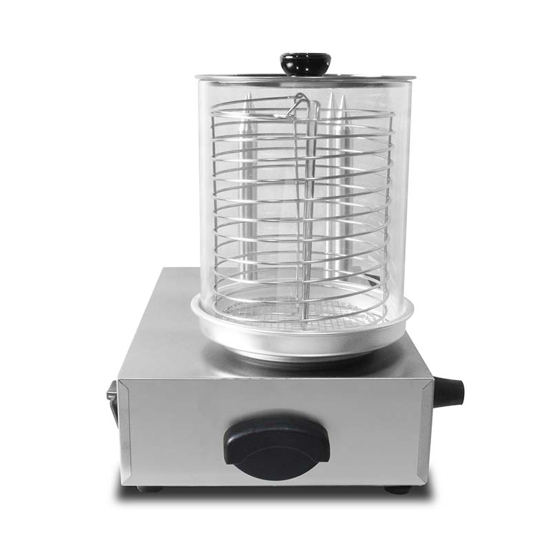 Mesin Penghangat Hot Dog dan Roti Stainless Steel Dengan Tongkat