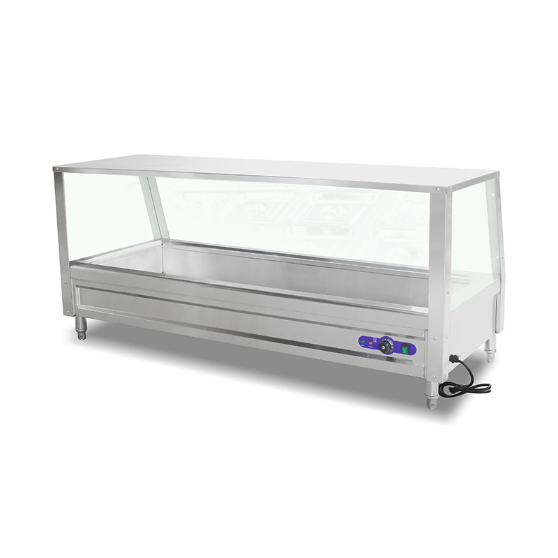 Mesin Dapur Bain Marie Meja Listrik Komersial Stainless Steel