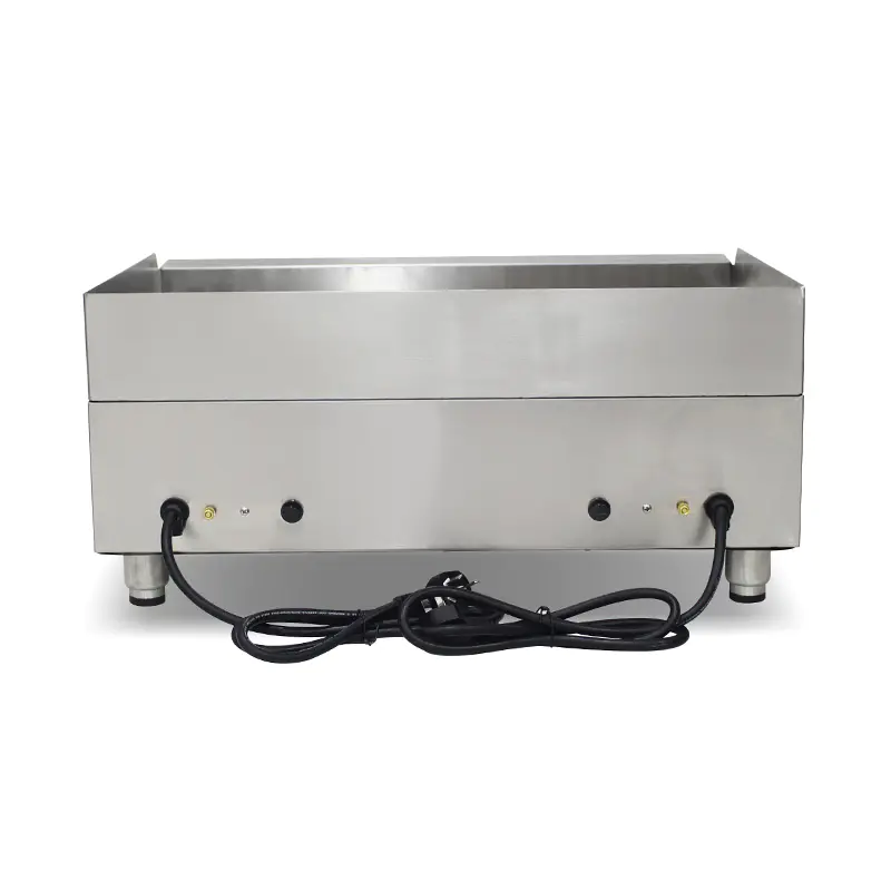 Panel Kontrol Komputer Wajan Listrik Meja Dapur Komersial Stainless Steel