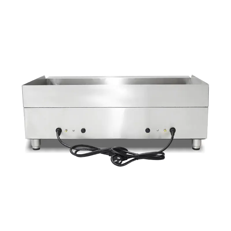 Panel Kontrol Komputer Wajan Listrik Meja Dapur Komersial Stainless Steel