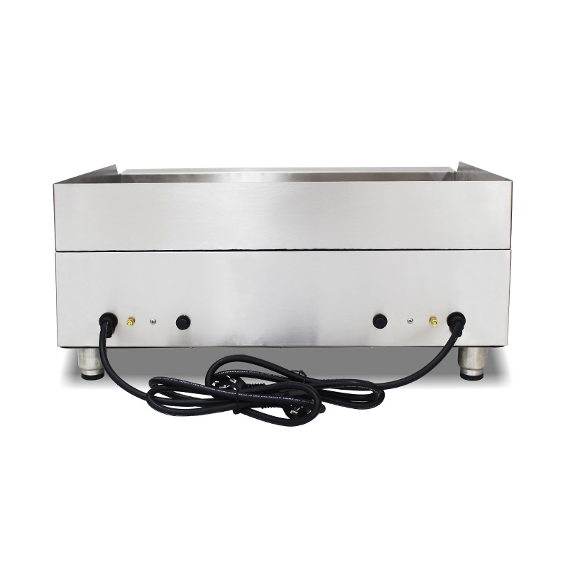 Meja Dapur Komersial Stainless Steel Wajan Listrik 4.4kW