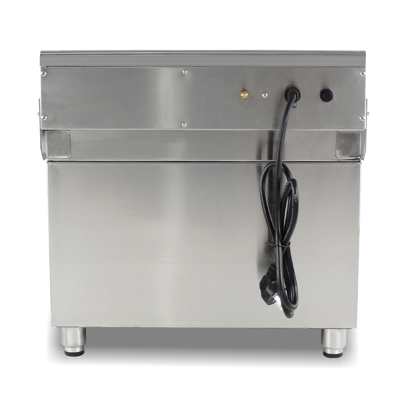 Panel Kontrol Komputer Penggorengan Meja Komersial Listrik Stainless Steel