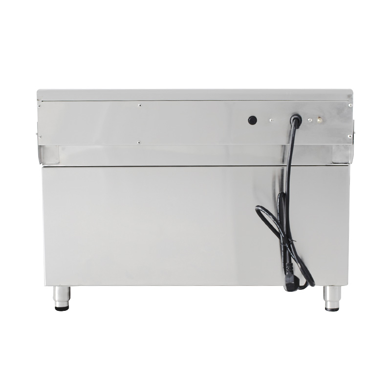 Panel Kontrol Komputer Penggorengan Meja Komersial Listrik Stainless Steel