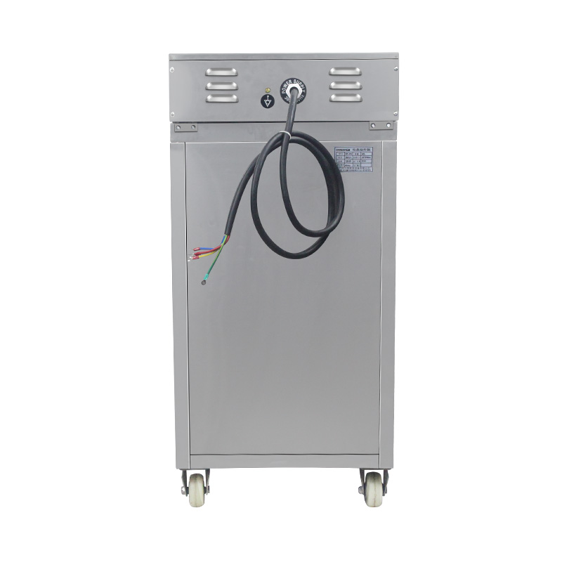 Penggorengan Berdiri Komersial Listrik Stainless Steel Dengan Kabinet