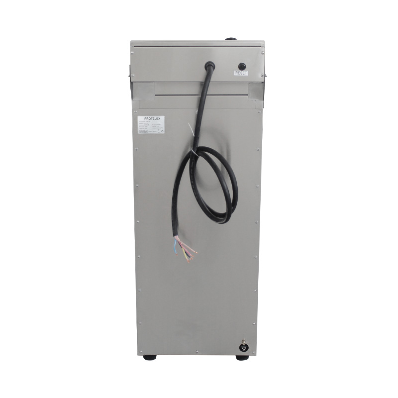 Penggorengan Berdiri Komersial Listrik Stainless Steel Dengan Kabinet