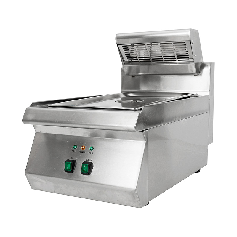 Mesin Dapur Penghangat Kentang Goreng Komersial Stainless Steel