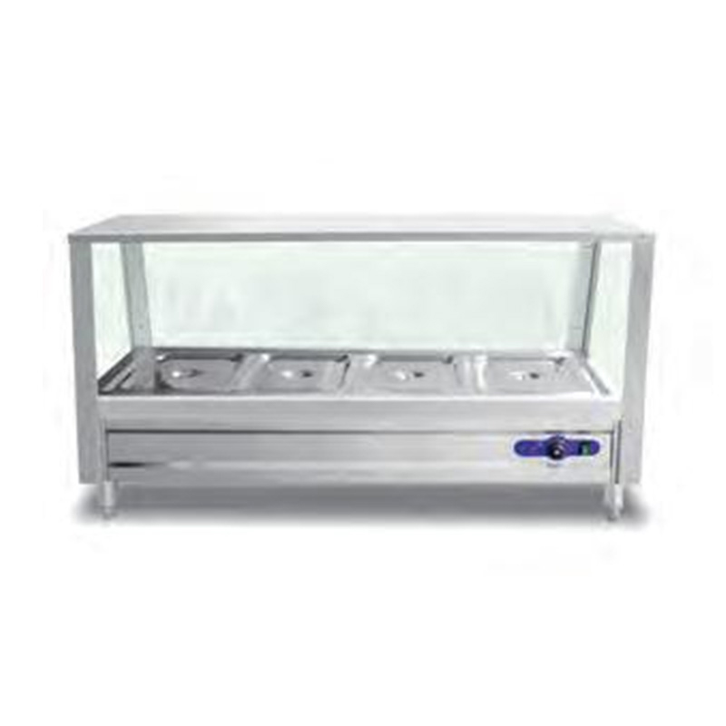 Mesin Dapur Bain Marie Meja Listrik Komersial Stainless Steel