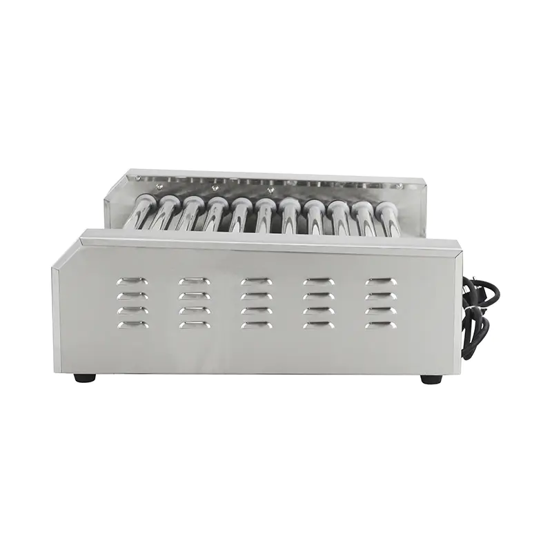 Mesin Pemanggang Rol Hot Dog Listrik Stainless Steel