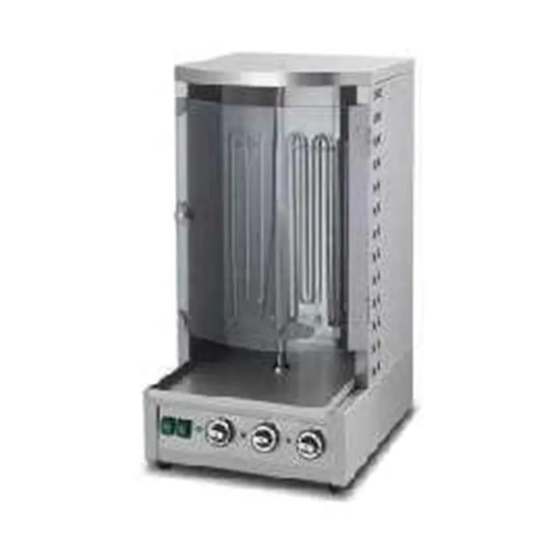 Mesin Dapur Panggangan Shawarma Listrik Komersial Stainless Steel