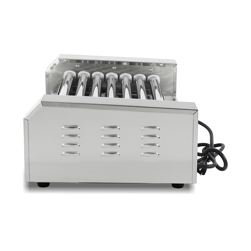 Mesin Pemanggang Rol Hot Dog Listrik Stainless Steel