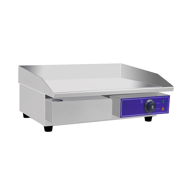 Wajan Listrik Dapur Komersial Stainless Steel Pola Pelat Datar