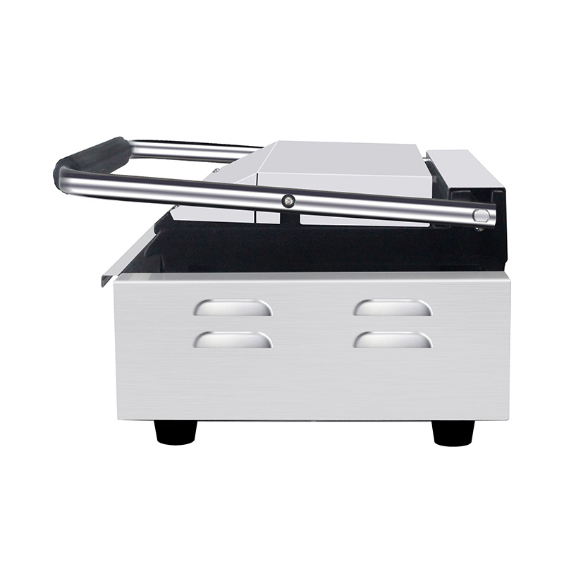 Mesin Dapur Panggangan Panini Listrik Komersial Stainless Steel
