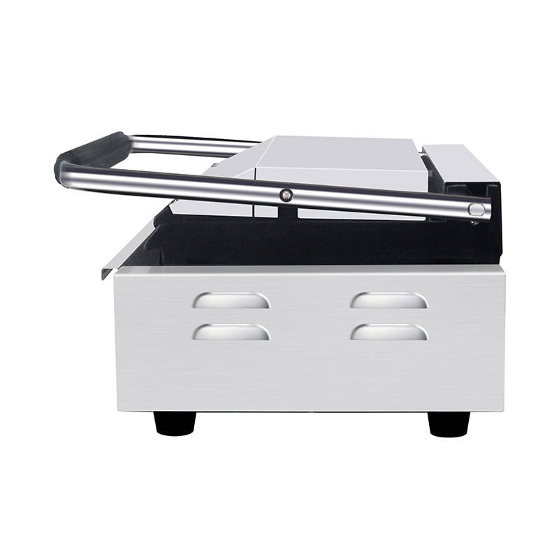 Mesin Dapur Panggangan Panini Listrik Komersial Stainless Steel