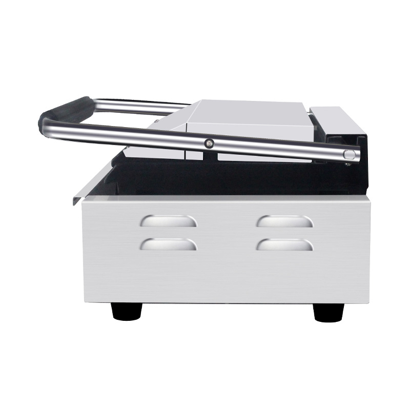 Mesin Dapur Panggangan Panini Listrik Komersial Stainless Steel