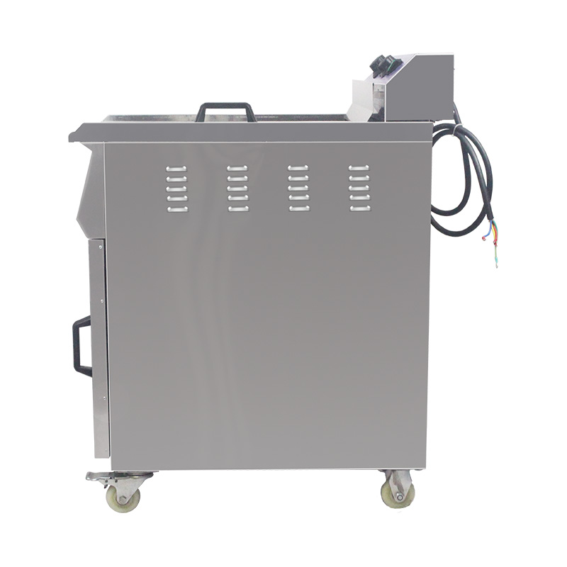 Penggorengan Berdiri Komersial Listrik Stainless Steel Dengan Kabinet