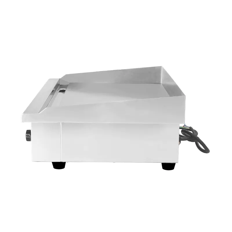 Wajan Listrik Dapur Komersial Stainless Steel Pola Pelat Datar