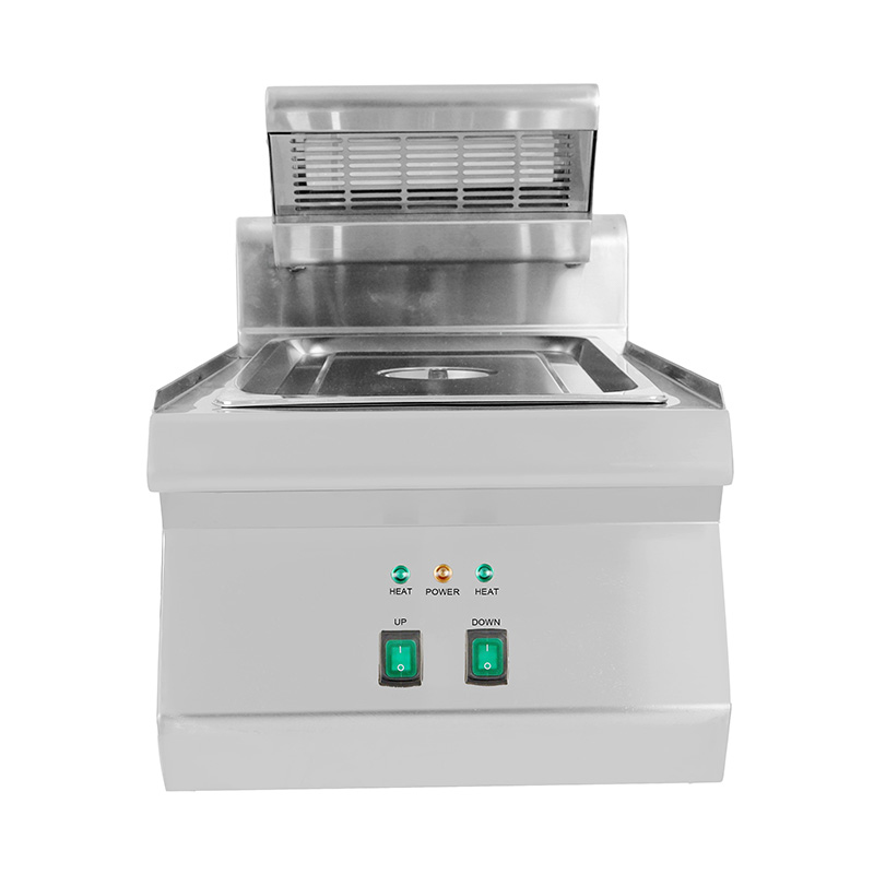 Mesin Dapur Penghangat Kentang Goreng Komersial Stainless Steel