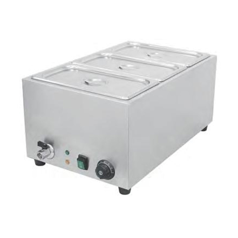 Mesin Bain Marie Pembakaran Kering Listrik Komersial Stainless Steel Dengan Tangki Air Dilas