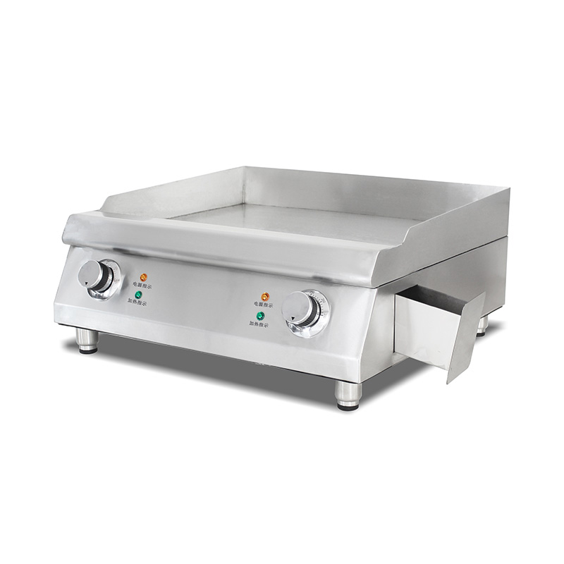 Meja Dapur Komersial Stainless Steel Wajan Listrik 4.4kW
