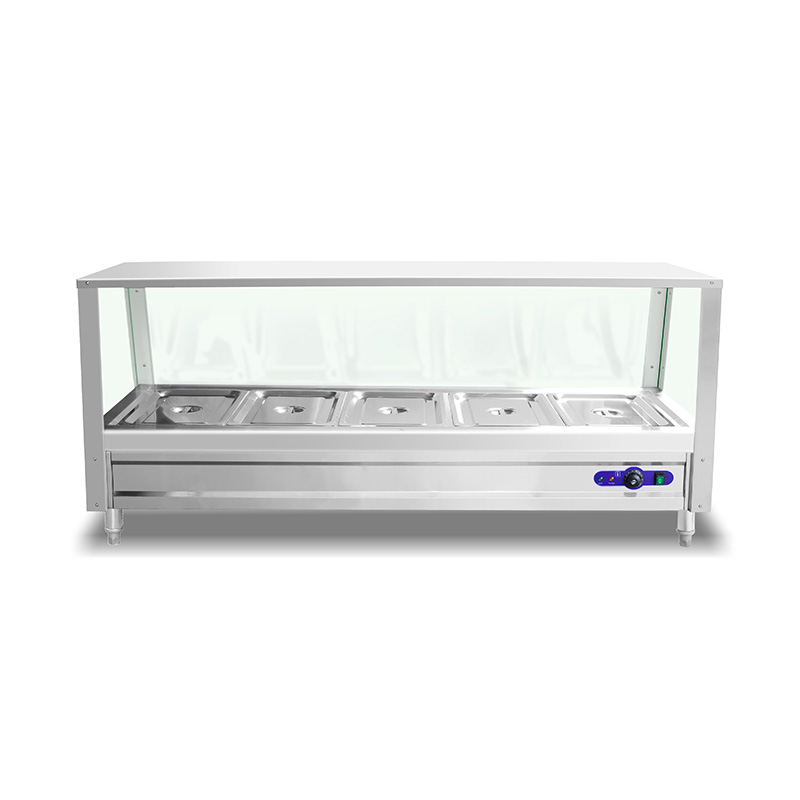 Mesin Dapur Bain Marie Meja Listrik Komersial Stainless Steel
