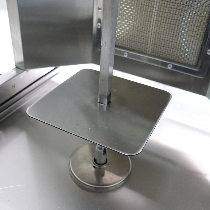 Mesin Dapur Panggangan Shawarma Gas Alam Komersial Stainless Steel/LPG
