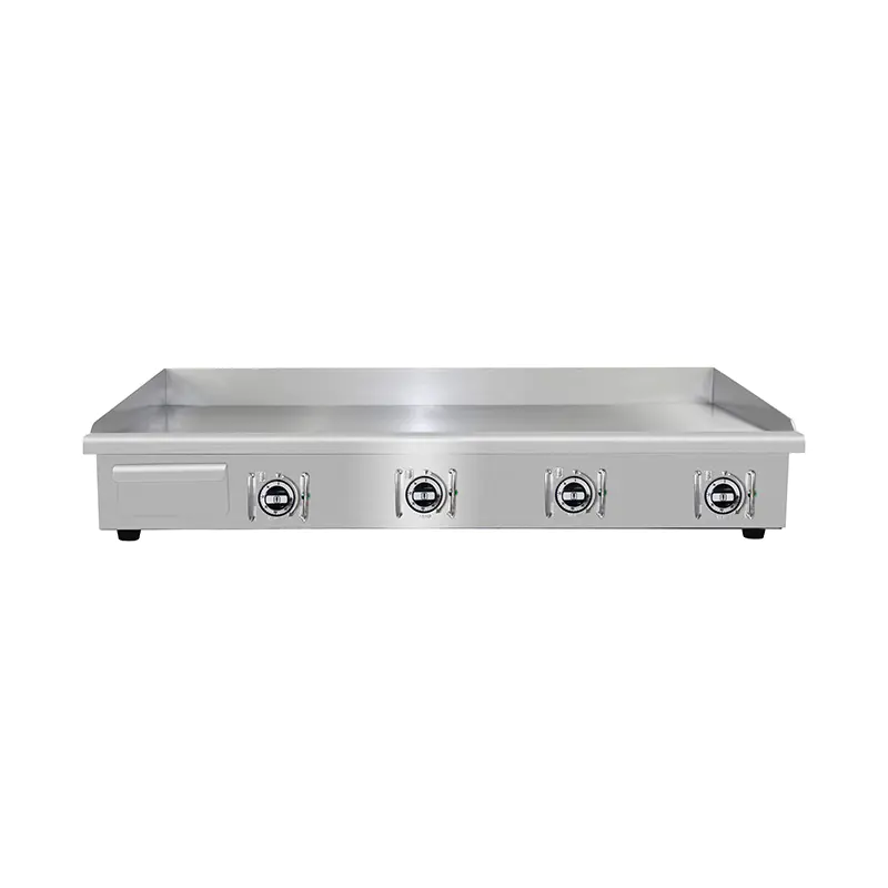 Wajan Listrik Dapur Komersial Stainless Steel Pola Pelat Datar
