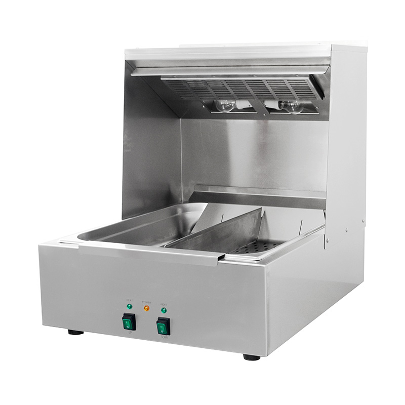 Mesin Dapur Penghangat Kentang Goreng Komersial Stainless Steel