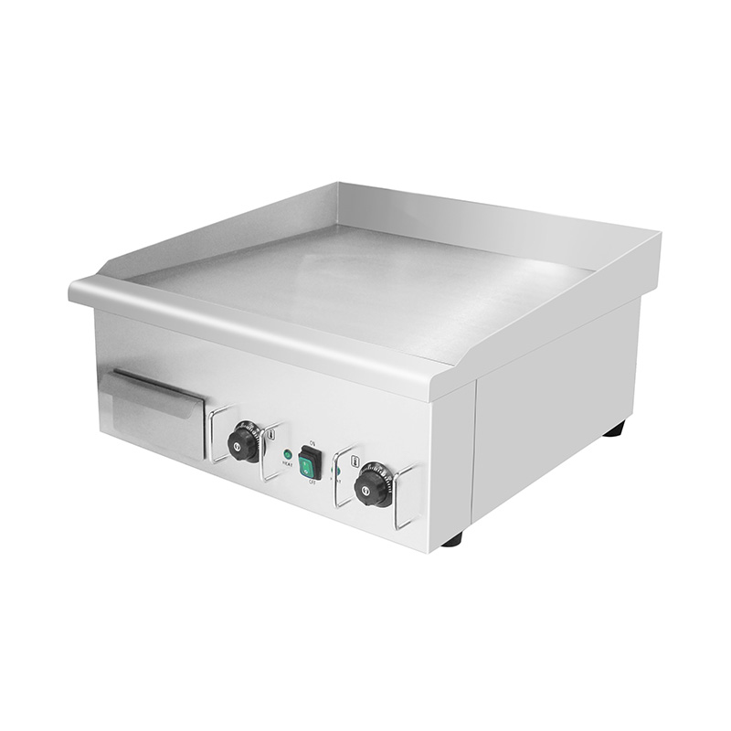 Wajan Listrik Dapur Komersial Stainless Steel Pola Pelat Datar