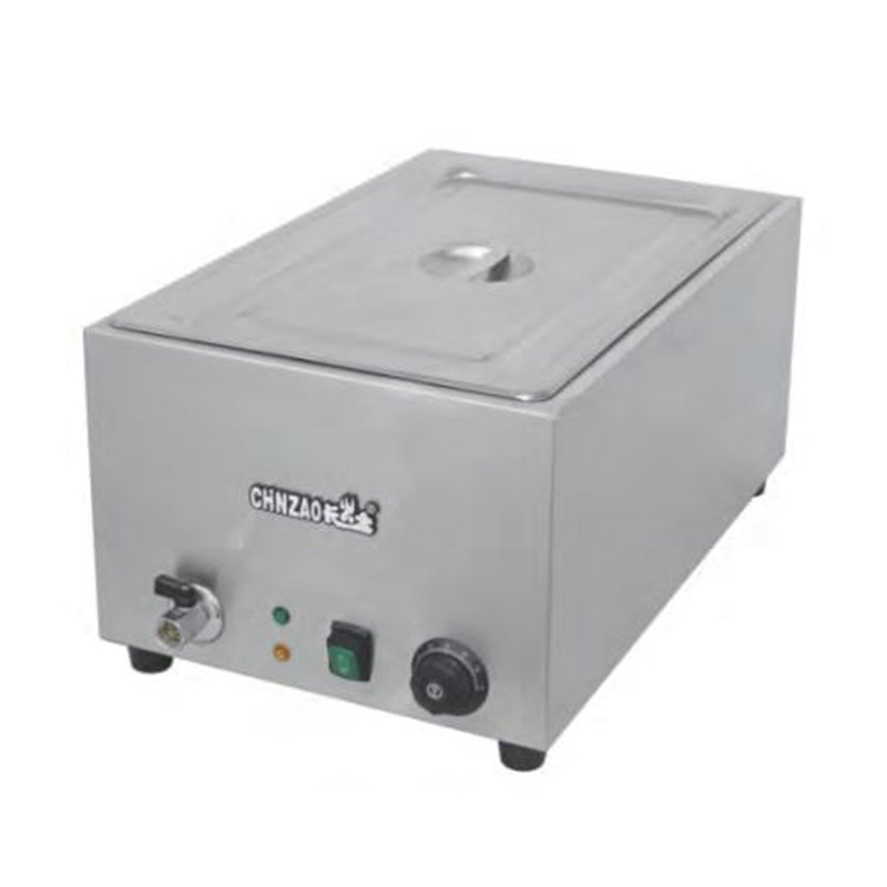 Mesin Bain Marie Pembakaran Kering Listrik Komersial Stainless Steel Dengan Tangki Air Dilas