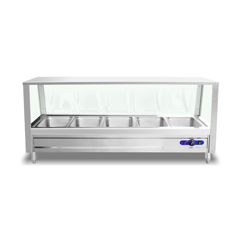Mesin Dapur Bain Marie Meja Listrik Komersial Stainless Steel