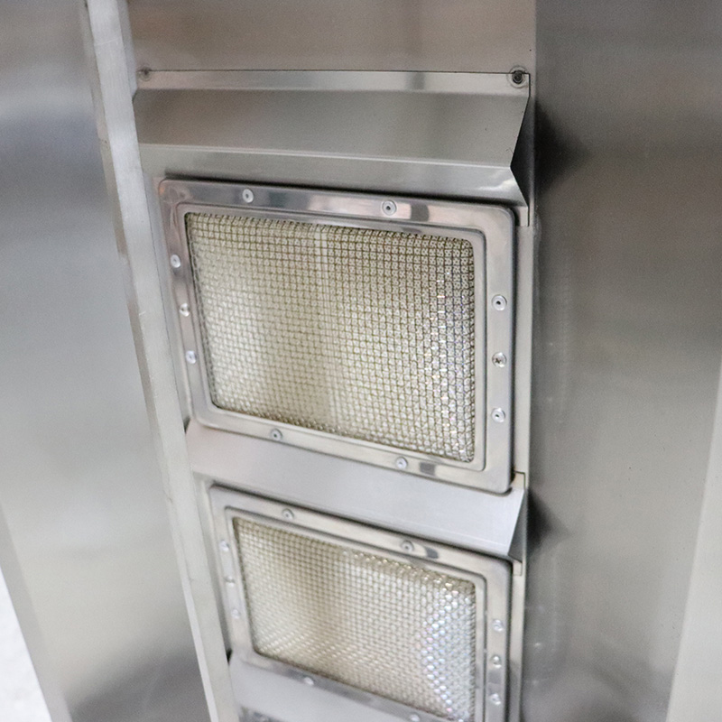 Mesin Dapur Panggangan Shawarma Gas Alam Komersial Stainless Steel/LPG