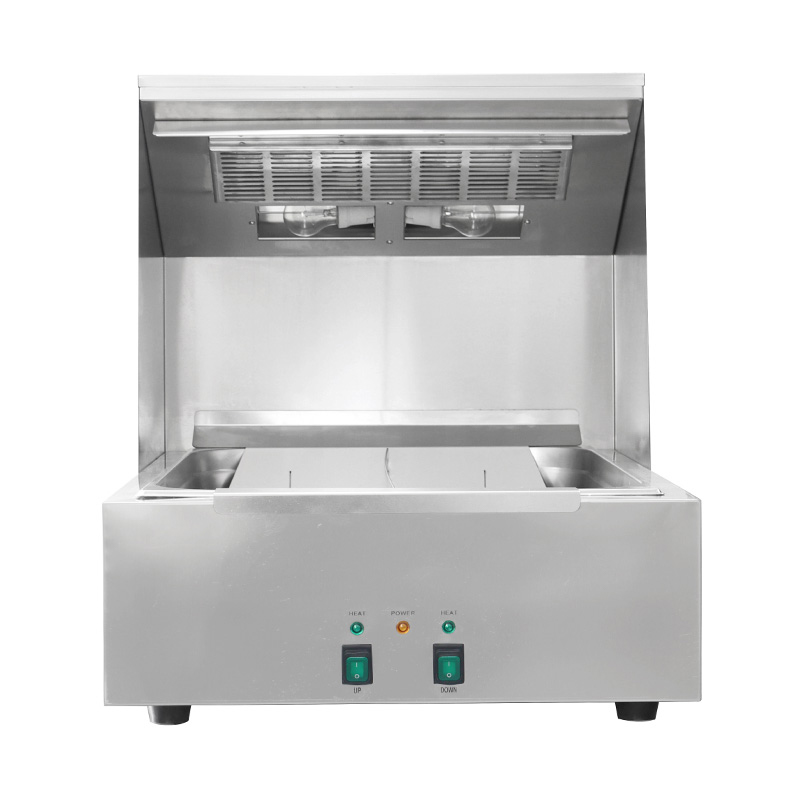 Mesin Dapur Penghangat Kentang Goreng Komersial Stainless Steel