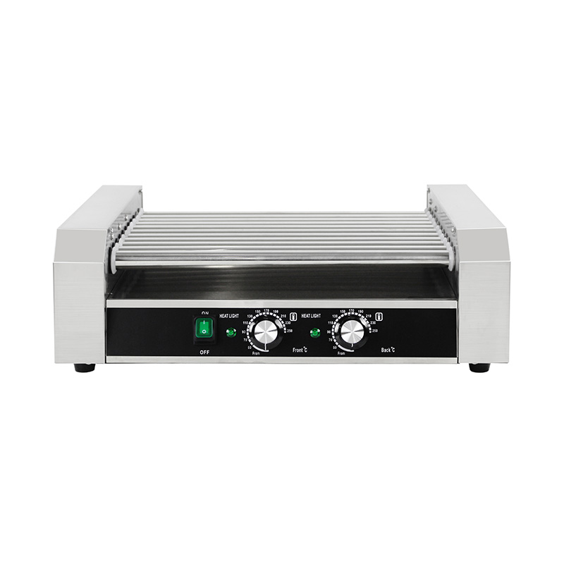 Mesin Pemanggang Rol Hot Dog Listrik Stainless Steel