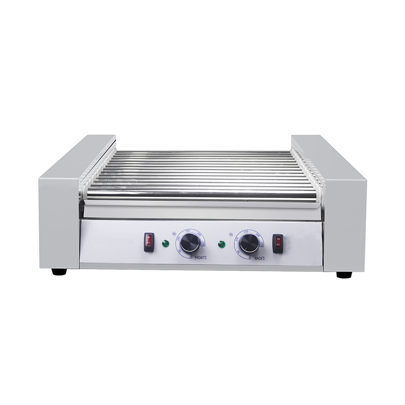 Mesin Pemanggang Rol Hot Dog Listrik Stainless Steel