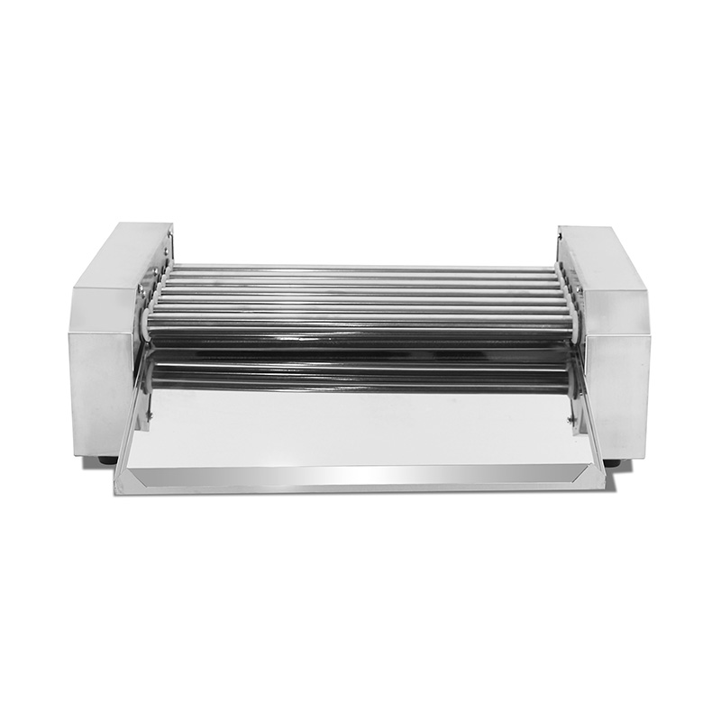 Mesin Pemanggang Rol Hot Dog Listrik Stainless Steel