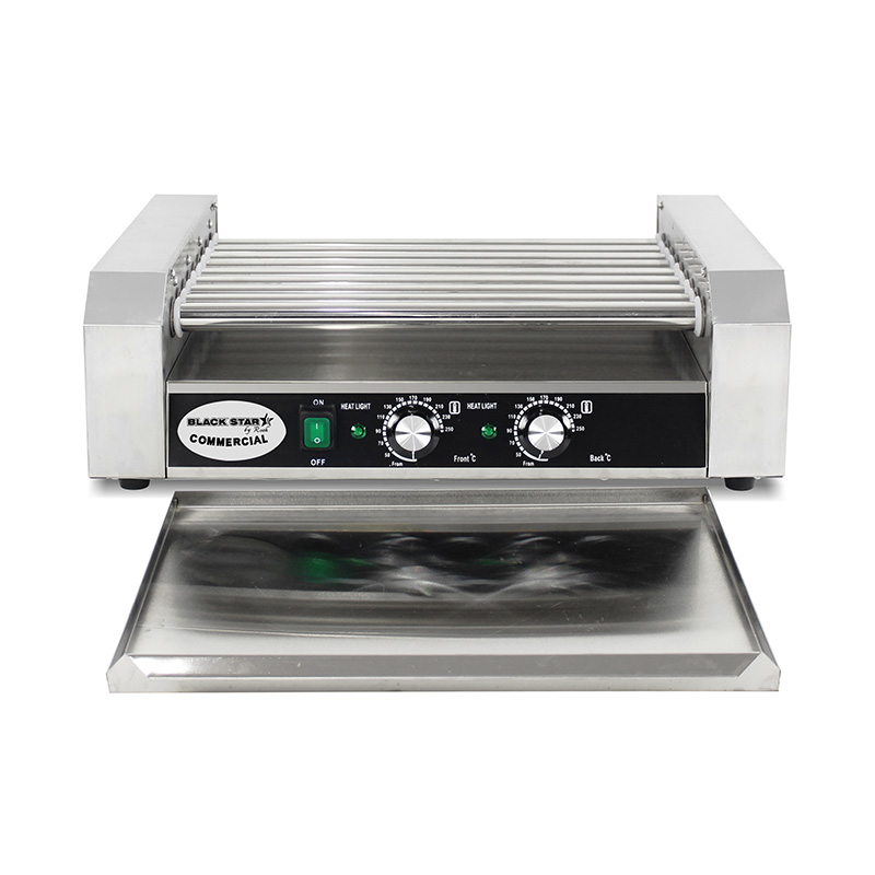 Mesin Pemanggang Rol Hot Dog Listrik Stainless Steel