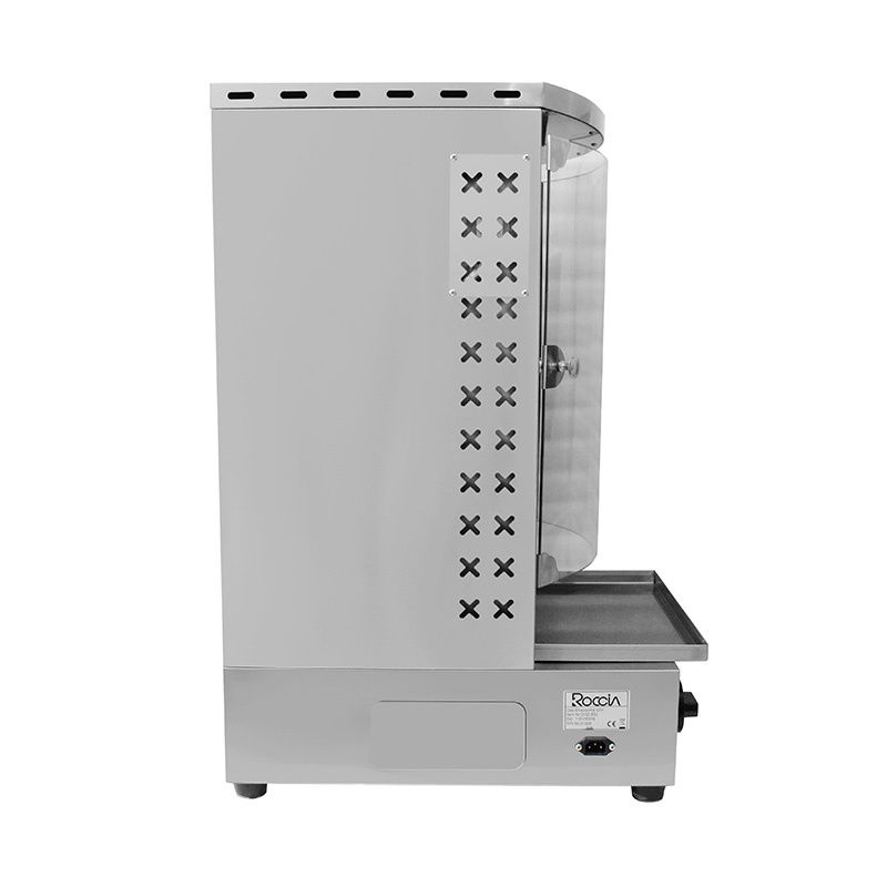 Mesin Dapur Panggangan Shawarma Gas Alam Komersial Stainless Steel/LPG